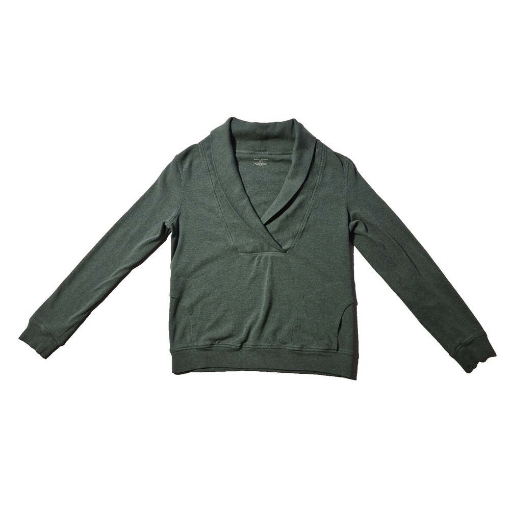 Banana Republic Shawl Collar Cardigan Pullover Jersey Sweater Small Green